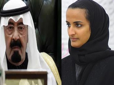وبدأ عض الأصابع.. العاهل السعودي يدين.. وابنة أمير قطر: والدي دعم الإرهابيين في سورية  