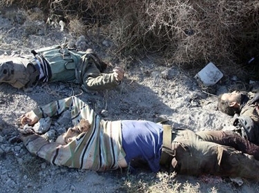 القضاء على مجموعة إرهابية أثناء تفخيخها الطريق الترابي بين عتمان وطفس