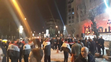 احتفالات في شوارع حلب بمناسبة إعلان المدينة خالية من الإرهاب بالكامل