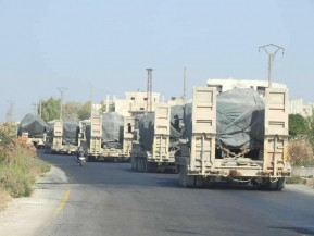  انسحاب رتلين لجيش الاحتلال التركي من نقطة 