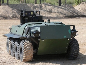 الجيش السورى يستخدم روبوتات قتالية روسية الصنع 