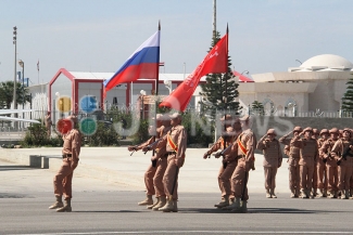 احتفالات عيد النصر في قاعدة حميميم
