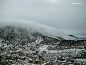 الثلوج في مختلف المناطق السورية