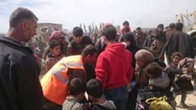 عمل الدفاع الوطني في الممرات الآمنة في الغوطة الشرقية