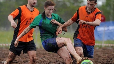 روسيا تفوز بكأس العالم للمستنقعات