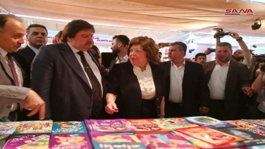برعاية الرئيس الأسد… العطار تفتتح الدورة الـ30 من معرض الكتاب الدولي في مكتبة الأسد