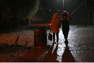 هطولات مطرية غزيرة مصحوبة بالرعد تشهدها دمشق والمحافظات الجنوبية 