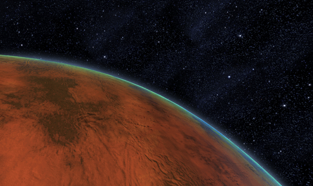  المريخ مر بعصر جليدي منذ 400 ألف عام