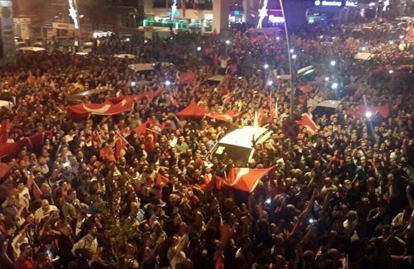  ردود الأفعال الدولية على انقلاب الجيش على أردوغان