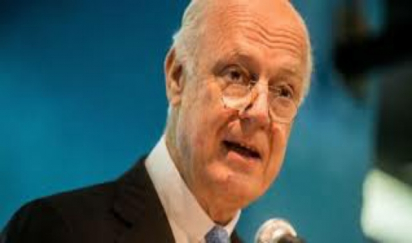 دي ميستورا يدعو الأطراف السورية لحضور المحادثات في آخر الشهر الحالي  