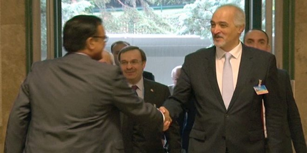 وفد الجمهورية العربية السورية يعقد جلسة محادثات جديدة مع دي ميستورا