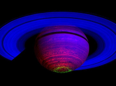 هل يوجد شفق قطبي على زحل وكيف يكون شكله ؟ هل هو منظر رائع ؟؟؟