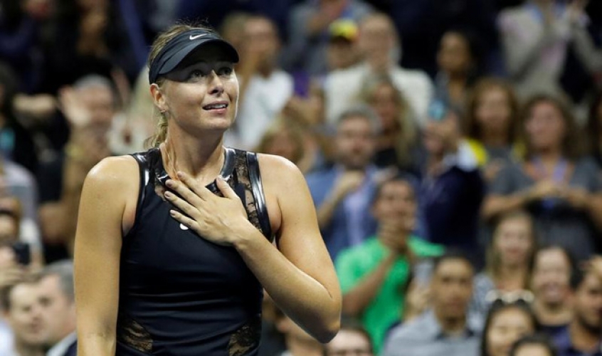 شارابوفا تتألق في عودتها للبطولات الكبرى