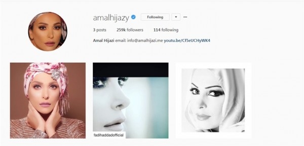 مجدداً.. أمل حجازي تثير الجدل بحذف صورها