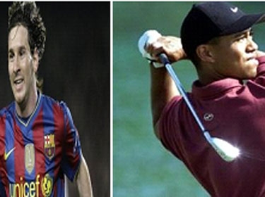 تايغر وودز أغنى رياضي في العالم .. وميسي  أصبح الأول كرويا