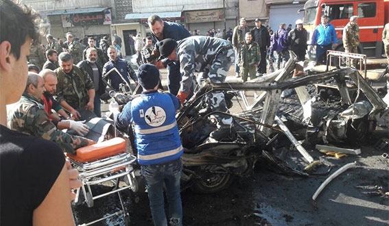 ارتفاع عدد الشهداء في حي عكرمة بحمص الى 8 وإصابة 16