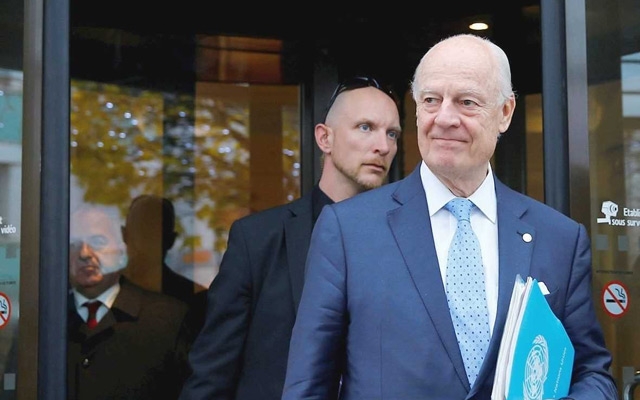 دي ميستورا: جنيف 8 لم يحقق الأهداف المتعلقة بعملية التفاوض