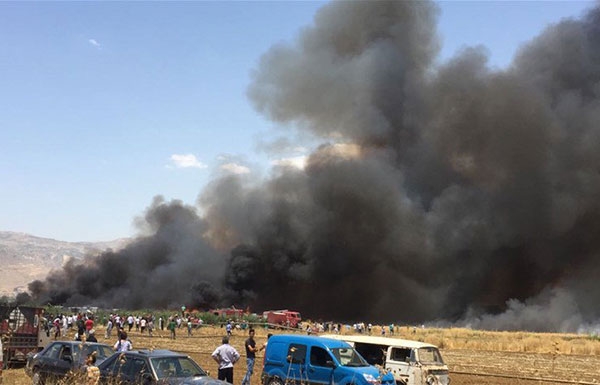 حريق ضخم يلتهم سوقاً تاريخياً في هاييتي