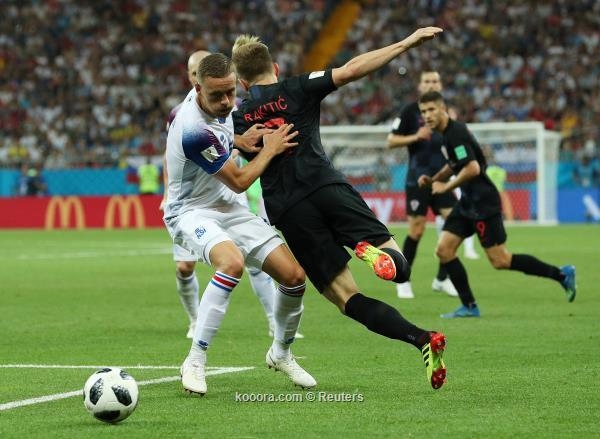 كرواتيا تطيح بأيسلندا خارج المونديال