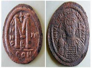 اكتشاف نقش للامبراطور البيزنطي جوستنيان في جبلة