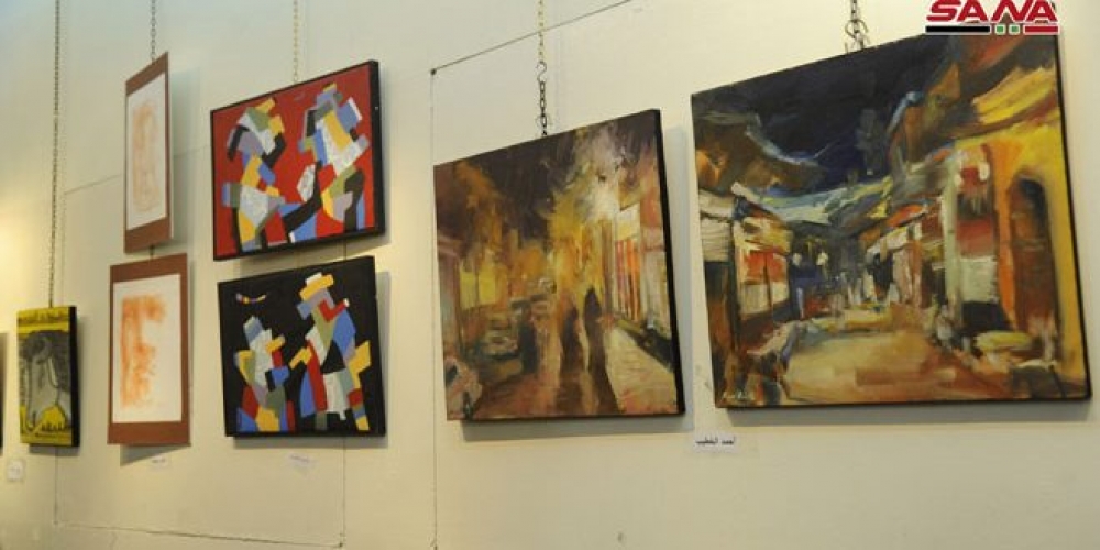  ستون فناناً سورياً وفلسطينياً في معرض اللوحة الصغيرة