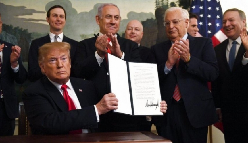 ما علاقة (البغدادي) بسقوط بغداد و (الجولاني) بإعتراف ترامب بسيادة الاحتلال على الجولان ؟!