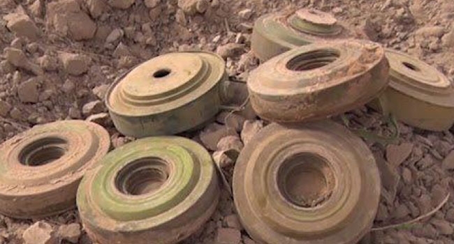  انفجار لغم من مخلفات الإرهابيين على طريق المليحة جسرين