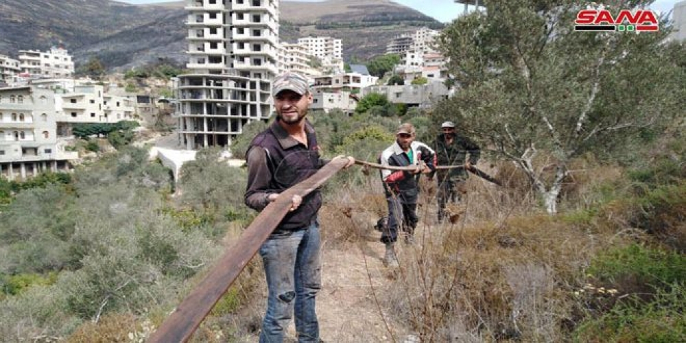 إطفاء حمص: السيطرة على كل الحرائق المشتعلة في قرى وادي النضارة