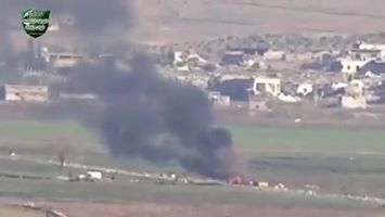 تنسيقيات المسلحين تنشر مقطع فيديو لإستهداف الإعلاميين بصاروخ موجه بريف حلب الجنوبي