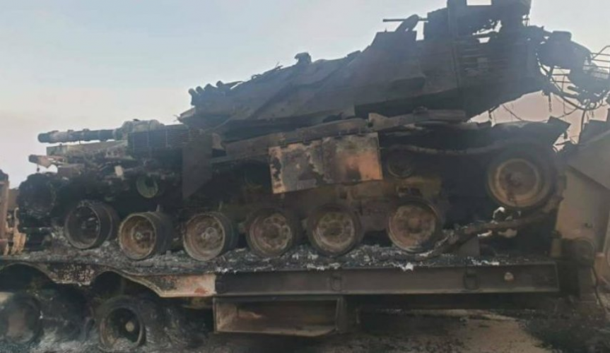 تنسيقيات الارهابيين:  الطيران الحربي السوري يدمر رتلا تركيا بريف حلب   