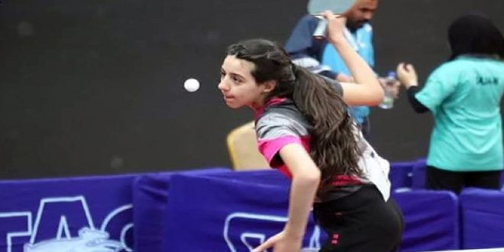 لاعبة منتخب سورية لكرة الطاولة هند ظاظا تتأهل إلى أولمبياد طوكيو   