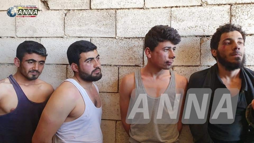 بالصور.. أسرى للمسلحين خلال عمليات الجيش لتحرير سراقب بريف إدلب 