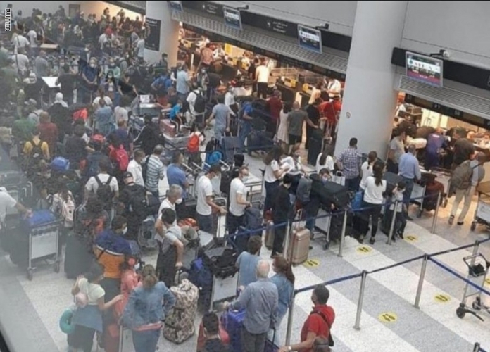 السلطات اللبنانية تعلق على صور الازدحام في مطار بيروت!