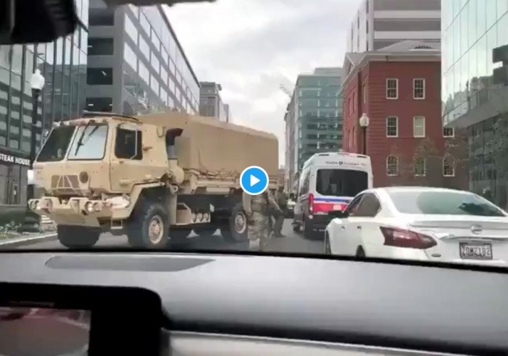 حواجز عسكرية في العاصمة الأمريكية واشنطن قبيل تنصيب بايدن ؟!