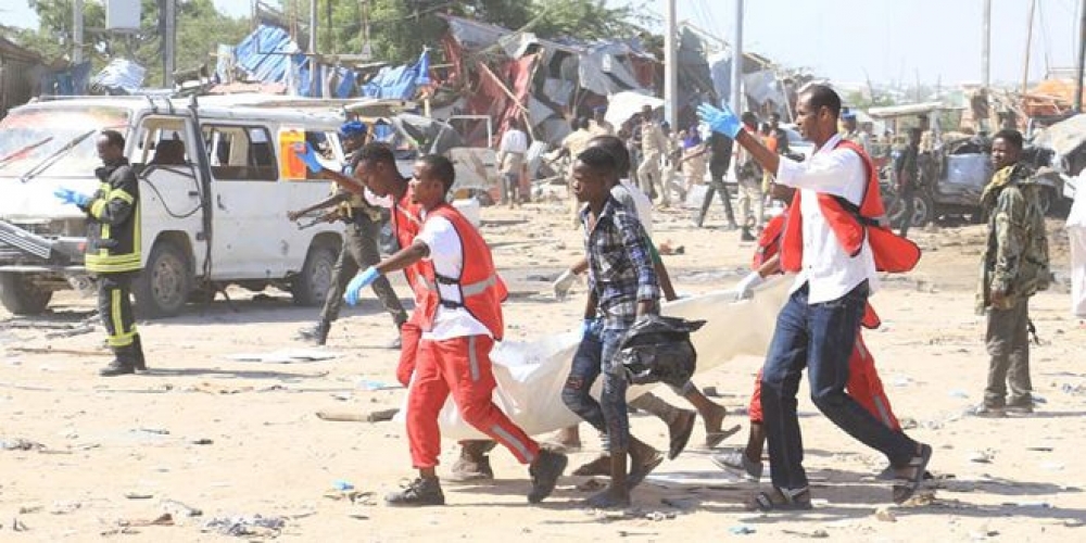 مصرع أكثر من 20 شخصاً جراء تفجير إرهابي بسيارة مفخخة في مقديشو