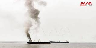 عطل فني في أحد محركات ناقلة نفط ترسو قبالة ميناء بانياس