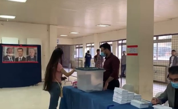 سير العملية الانتخابية من جامعة البعث في حمص