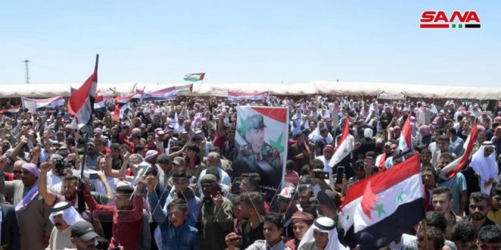 قبائل وعشائر حلب تؤكد دعمها لانتفاضة أهالي منبج ضد جرائم ميليشيا (قسد)