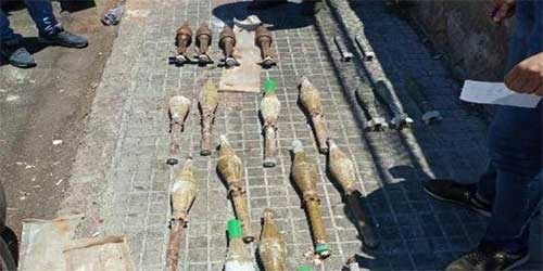 لبنان .. قوات الأمن تعثر على قذائف صاروخية في حاوية قمامة