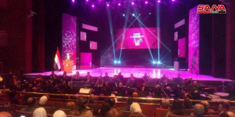 إنطلاق فعاليات احتفالية أيام الثقافة السورية تحت عنوان “الثقافة أصالة وتجدد”