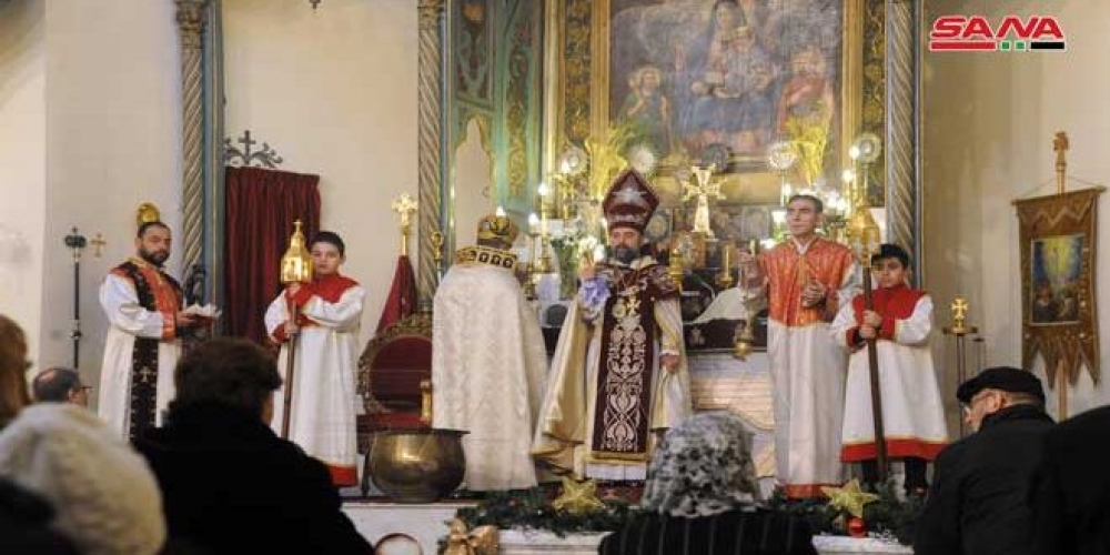 الطائفة الأرمنية في سورية تحتفل بعيد الميلاد المجيد