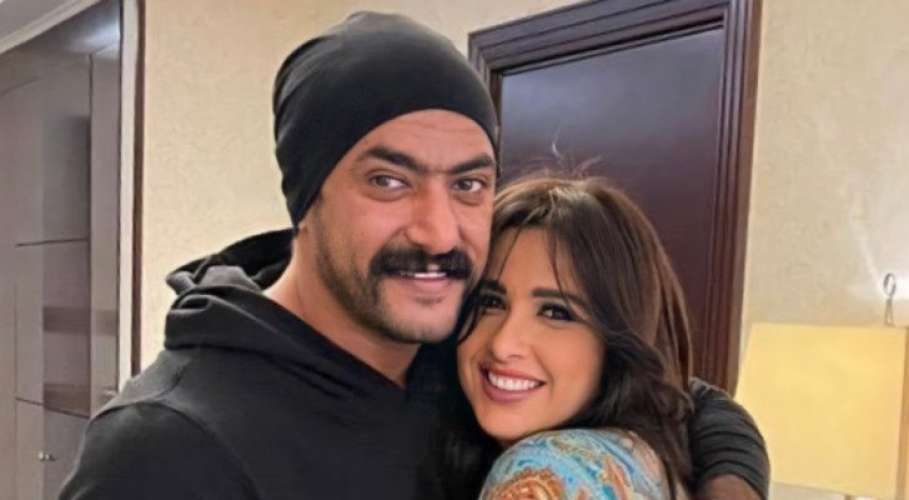أحمد العوضي يهدي أغنية رومانسية لزوجته ياسمين عبد العزيز من كلماته 