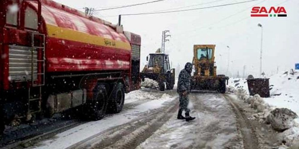 حالة الطرق العامة نتيجة الأحوال الجوية السائدة في القطر