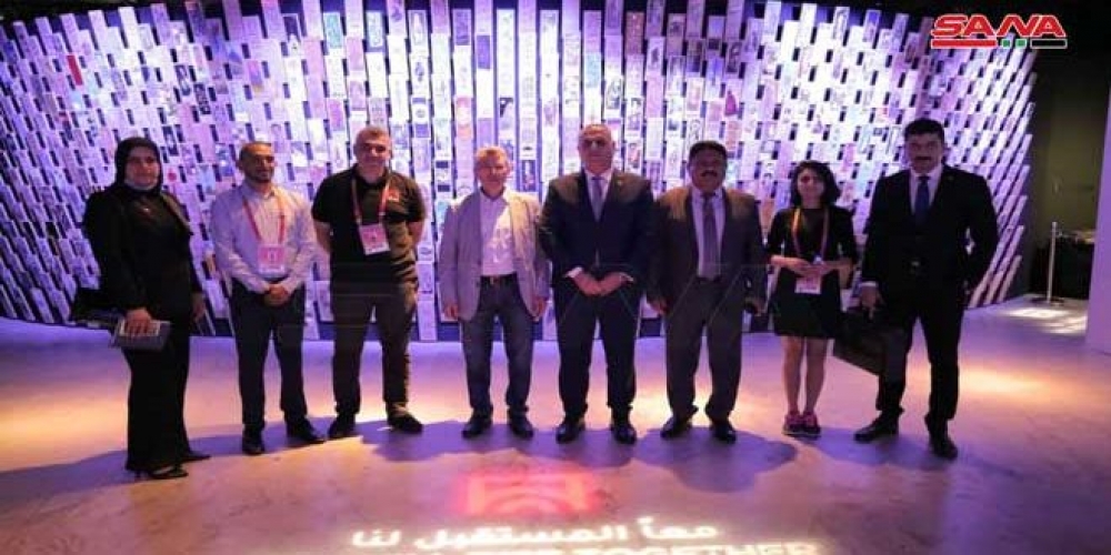 وفد عراقي يزور الجناح السوري في إكسبو 2020 دبي