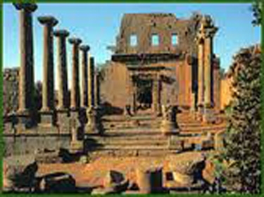 بلدة شقا الأثرية في السويداء  مفخرة الأباطرة