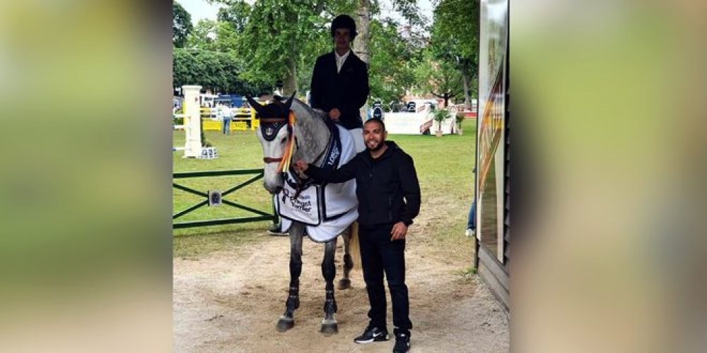 الفارس السوري/ ليث العلي/ أولاً ببطولة /وذ بادن/ الدولية لقفز الحواجز في ألمانيا