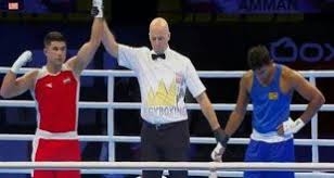 الملاكم السوري /أحمد غصون / يضمن أولى ميداليات سورية في دورة المتوسط