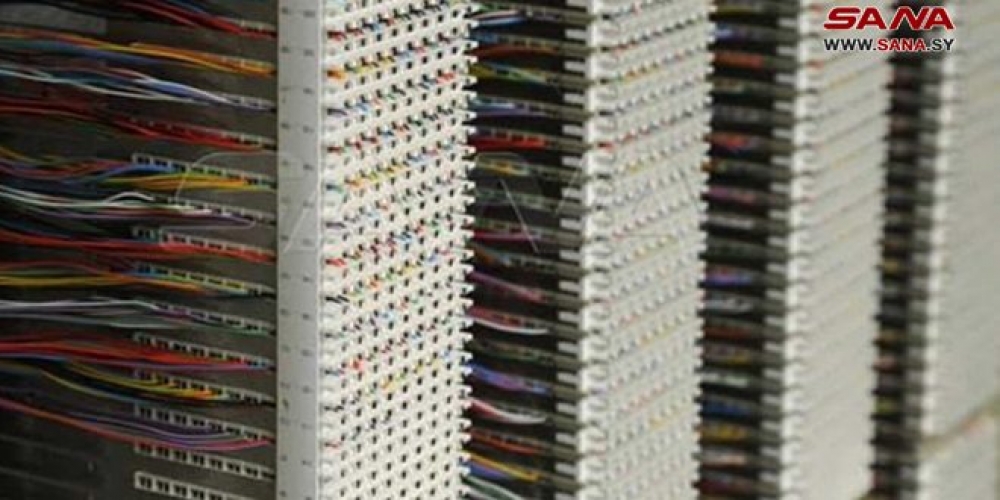 تركيب أكثر من 16 ألف رقم هاتفي و8 آلاف بوابة إنترنت في حمص