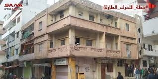 (لجنة السلامة) في طرطوس تكشف على البيوت المتضررة بمحيط قلعة القدموس
