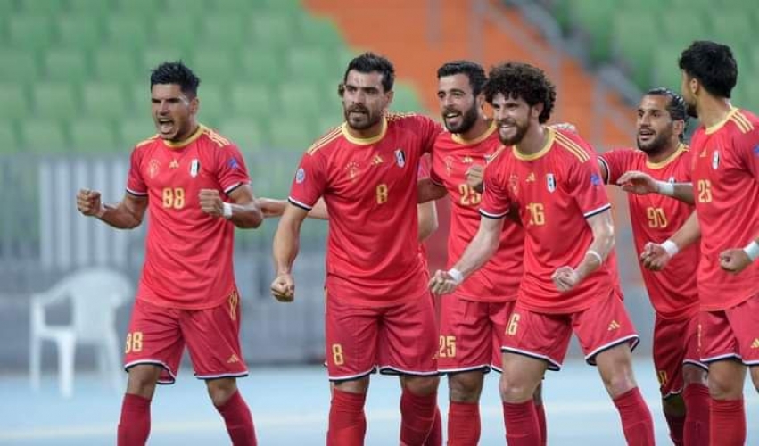 فريق تشرين يفوز على المريخ ويتأهل إلى الدور الثاني من بطولة الأندية العربية  